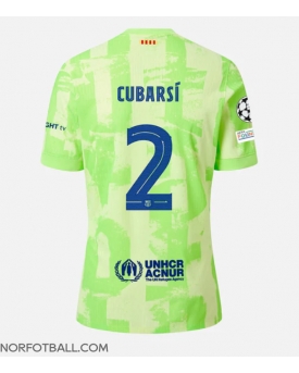 Billige Fotballdrakt Barcelona Pau Cubarsi #2 Replika Tredjedrakt 2024-25 Kortermet